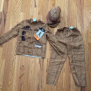 Kids Safari Guide Costume Set - Brown